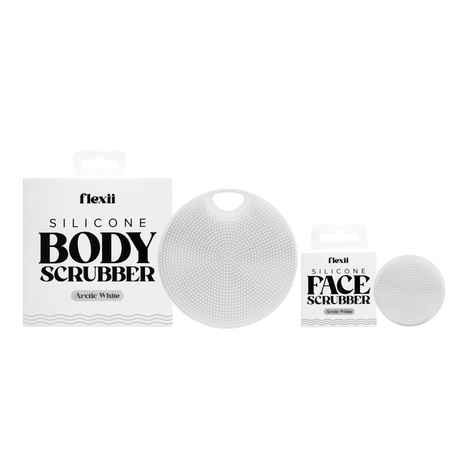 Body & Face Scrubber Set - flexii